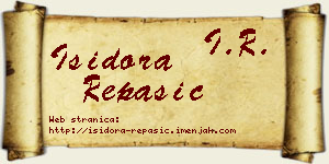 Isidora Repašić vizit kartica